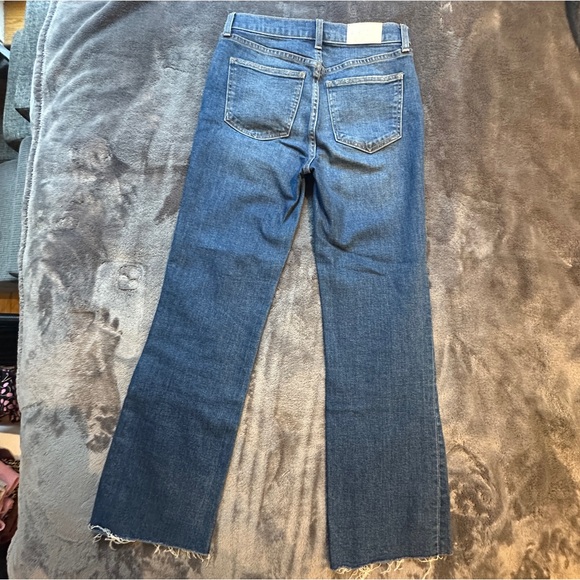 NWOT Pistola Straight Leg Jeans Stretch Sz. 25 26 medium Wash denim Mid Rise - Picture 6 of 8